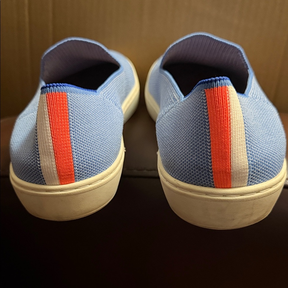 Rothy's Original Sky Blue Women's Slip-On Flats - Picture 2 of 6